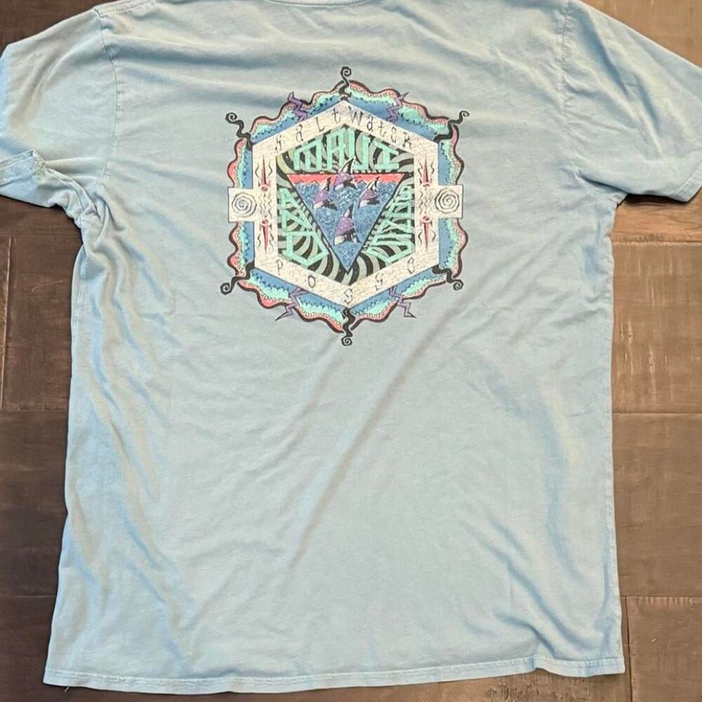 Y2K Surfing Saltwater Maui Graphic T-Shirt